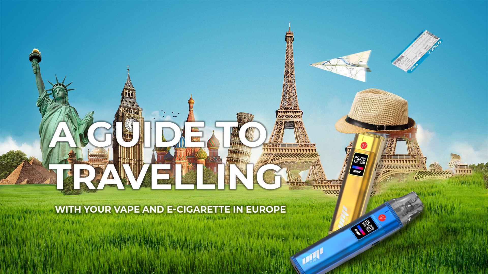 Guide to Travelling with Your Vape and E-Cigarette in Europe